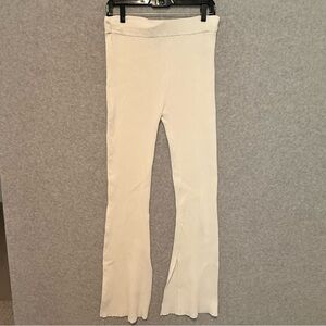 Le Ore Boot Cut Ribbed Pants